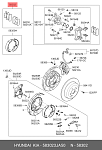 583023JA50 HYUNDAI / KIA КОЛОДКА ТОРМОЗНАЯ