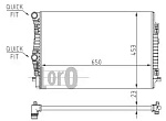 0530170073 LORO РАДИАТОР ОСНОВНОЙ 650 X 432 X 22 MM