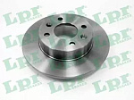 R1101P LPR Диск тормозной RENAULT 5 80-85, CLIO I 91-98, CLIO II 02-, RAPID 85-98, SUPER 5 84-95, TWINGO 93-,