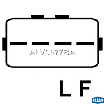 ALV0377BA KRAUF Генератор !12v 120A K5 \HYUNDAI Terracan 3.5 01.2001- 2006, KIA Sorento V6 01.2002-2016, 2001 HP 3.5