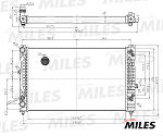 ACRM013 MILES Радиатор охлаждения