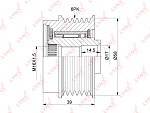 PA1192 LYNXAUTO Шкив генератора