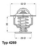 426978 WAHLER Термостат