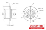 DBD741 DYNAMATRIX диск тормозной