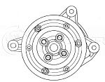 LWP1804 LUZAR Насос водяной. VW Golf VI (08-)/Tiguan (08-) 1.4TSi (LWP 1804)