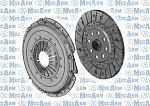 MK10031D MECARM К-кт сцепления sachs версия audi a3, vw golf passat 2.0tdi 03 MECARM MK10031D