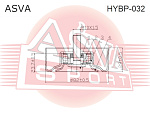 HYBP032 ASVA Ролик HYUNDAI SANTA FE II.