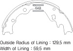 SA127 SANGSIN BRAKE Колодки тормозные задние SA127