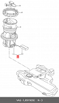 77083E MEAT&DORIA Насос топливный. VAG GOLF/A3 00- 2.0
