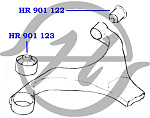HR901123 HANSE Сайлентблок нижнего рычага передней подвески, передний HYUNDAI TUCSON 2004-2010, SOLARIS (SB) 2010-,