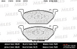 E100054 MILES Колодки тормозные передние