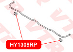 HY1309RP VTR Полиуретановая втулка стабилизатора задней подвески (d 14.8)