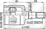 JC11026 JIKIU ШРУС внутренний HYUNDAI SONATA EF 98-04 JC11026