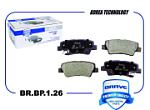 BRBP126 BRAVE Колодки тормозные дисковые. BR.BP.1.26 58302-A7B30 KIA Cerato YD 2013-