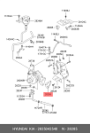 2825042540 HYUNDAI / KIA Прокладка турбины