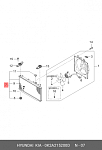 Z20443 ZENTPARTS радиатор системы охлаждения! АКПП\ KIA Sephia I 1.5i 96-01/1.8i 97-01/Sephia II 1.6i 01>