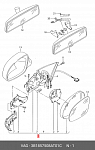 VWPAS01450XR AUTOCOMPONENT PASSAT '01- ЗЕРКАЛО ПРАВ С УК.ПОВОР ЭЛЕКТР С ПОДОГРЕВ (convex) (Тайвань) ГРУНТ