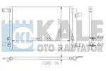 342405 KALE OTO RADYATOR Конденсер VAG Golf VII, A3, Octavia 12-