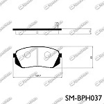 SMBPH037 SPEEDMATE Колодки KIA Optima (JF),Sportage (SL,QL),Ceed (CD)/HYUNDAI IX35 (LM),I40 (VF)