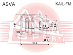 KAILFM ASVA Шрус внутренний левый 24x40x26 KIA SPORTAGE 1998-2003.