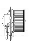 LFH1802 LUZAR Вентилятор радиатора отопителя. VW Passat B5 (96-)/Audi A4 B5 (94-) (auto А/С) (LFh 1802)