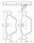 0986424767 BOSCH Колодки тормозные дисковые перед