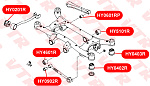 HY5101R VTR Сайлентблок дифференциала