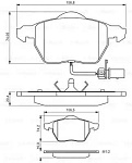 0986495241 BOSCH Колодки тормозные.