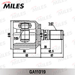 GA11019 MILES ШРУС внутренний левый HYUNDAI SONATA YF 2010-2014 GA11019