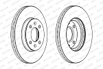 DDF2089C FERODO Диск торм. пер.вент.[256x22mm] 4 отв.