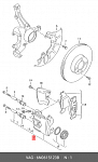 77A1901 MASTERKIT Поршень суппорта. Поршень тормозного суппорта Skoda FABIA II (542) 2006 - 2014, VW POLO (9N_) 2001 - 2012