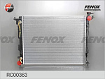 RC00363 FENOX Радиатор охлаждения паяный, 640x478x16