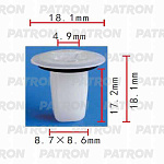 P370425 PATRON Клипса пластмассовая GM, TOYOTA внутренняя отделка, дверь, кузов p370425 PATRON P37-0425