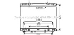 KAA2057 AVA Радиатор
