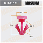 KR319 MASUMA Клипса автомобильная