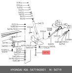 CSH102 CAR-DEX Стойка стабилизатора HYUNDAI GRACE 93-07 CS-H102