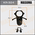 KR324 MASUMA Клипса автомобильная (автокрепеж) MASUMA 324-KR (уп.50)