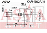 KARNS2A48 ASVA ШРУС НАРУЖНЫЙ ЗАДНИЙ 22x60x27