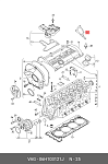 8830911 LONGHO Прокладка вакуумного насоса AUDI/SEAT/SKODA/VOLKSWAGEN 06H103121J