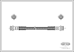 19033012 CORTECO Тормозной шланг