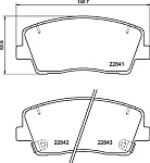 P30108 BREMBO P 30 108 Колодки тормозные дисковые /комплект 4 шт/