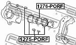 1275PORF FEBEST Ремкомплект тормозного суппорта 1275-PORF