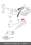 98350H1000 HYUNDAI / KIA Щётка стеклоочистителя в сборе