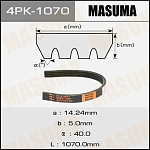 4PK1070 MASUMA Ремень поликлиновой