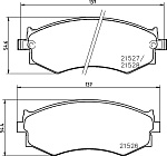 MDB2351 MINTEX Кол. торм. диск. компл. Hyundai